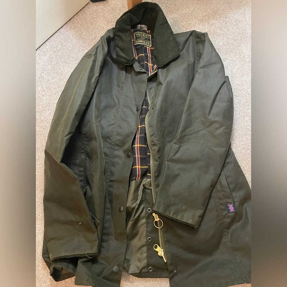 Antique Ladies Olive Military Jacket